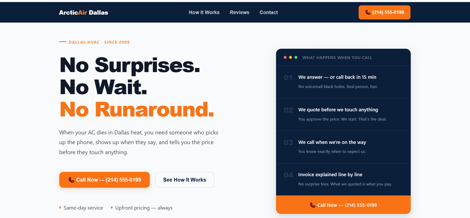 Arctic Air Dallas preview